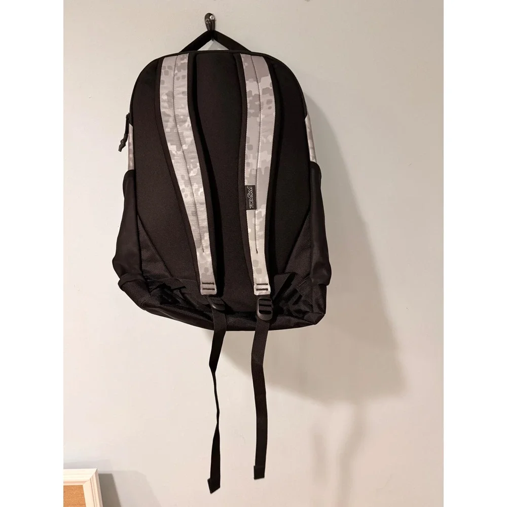 JanSport Inbound Pack FX Reflective Camo Backpack Grey JS0A86E574R 25L New
